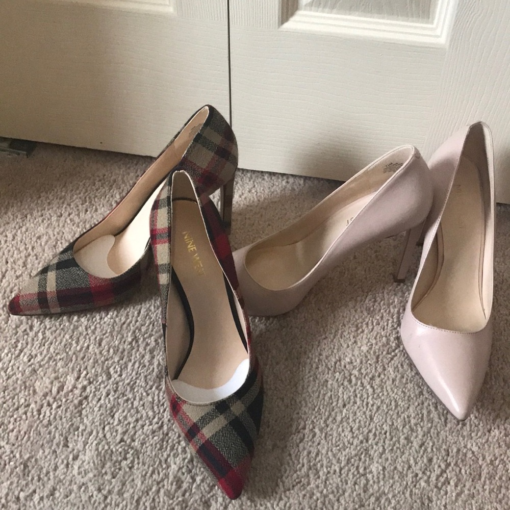 Two pairs of Nine West pumps size 7.5